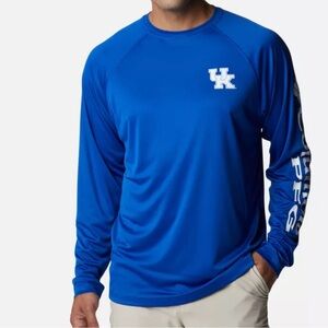 Mens NWOT Columbia Kentucky PFG terminal tackle long sleeve shirt size XL